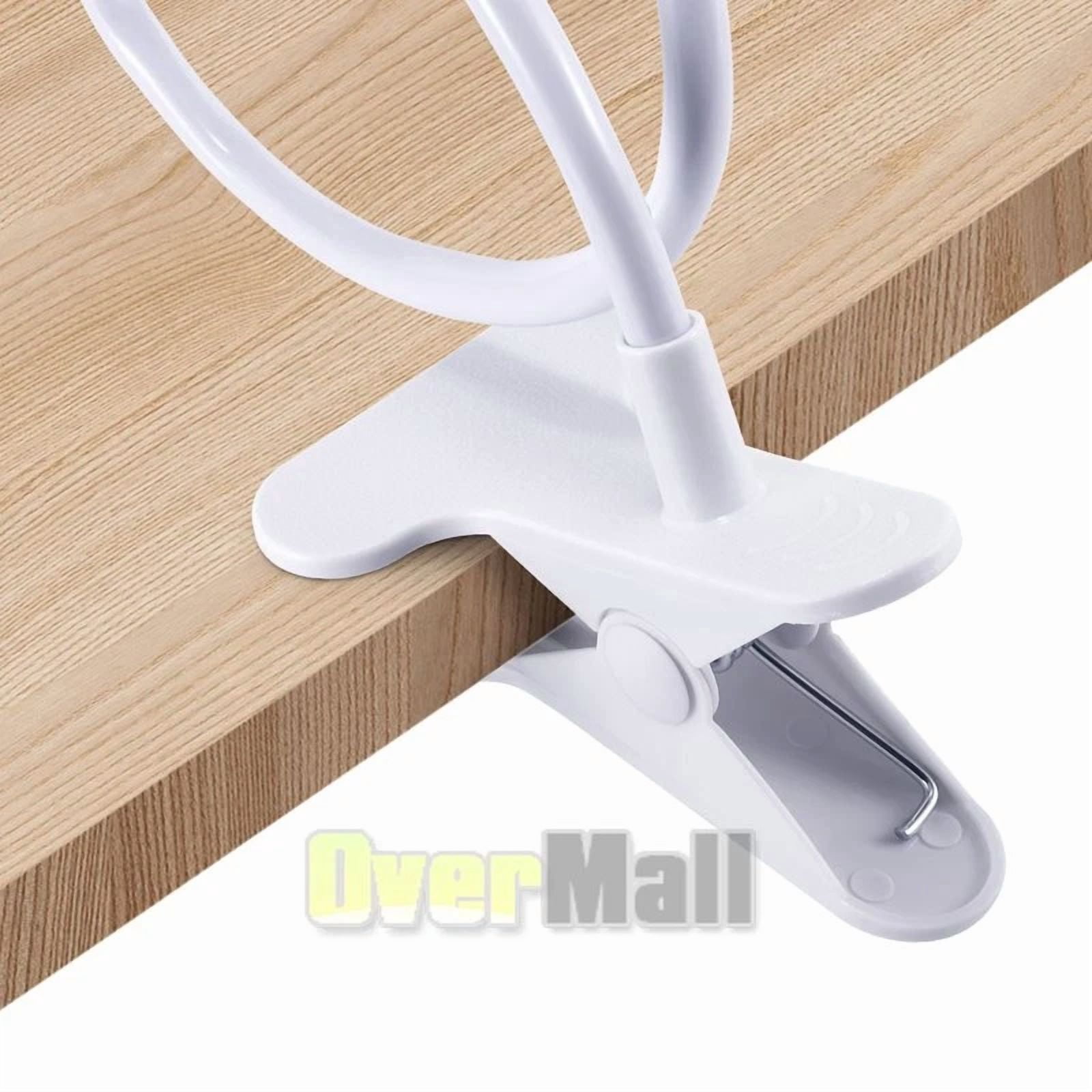 Universal Lazy Mobile Phone Gooseneck Stand Holder Flexible Bed Desk Table Clip