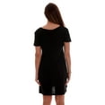 thumbnail image 3 of Just Love Comfortable Sleep Dress Shirt for Women - Ideal for Sleeping and Lounging in Dorms (Black - Love Me Some Sleep, 1X Plus), 3 of 3