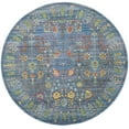 thumbnail image 4 of SAFAVIEH Valencia Grigor Traditional Polyester Area Rug, Blue/Multi, 8' x 10', 4 of 10
