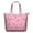 Pink Breast Cancer-3, variant on Pink Breast Cancer and Pioneer Flower Travel Tote Bags for Women Carry On,Large Weekender Bags for Women Travel,Multi Functional Duffle Bag for Work,Shopping,Sports