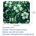 thumbnail image 5 of Saint Patrick's Day Printed Gaming Mousepad Desk Pad, Square 8.3x9.8 Inch Non-Slip Rubber Bottom Mouse Mat for Office and Gaming, 5 of 6
