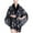 Black, variant on Uaswgudfs ​Women's Fall/Winter Wool-Blend Cape Coat: Faux Fur Collar w/ Wrap Style & Tie Waist​