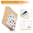 thumbnail image 5 of Yayeee Napkin Holder for Table Set of 2 Kitchen Paper Tissue Organization, Colorful Triangles, 5 of 8