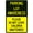 Warning Sign 2, variant on Parking Lot is Full Kit Sign Cast Iron Base and Post - 8"x12" Metal Security Tin Warning Sign, Parking Status Decor for Street Business Home Wall