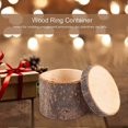 thumbnail image 4 of Set of 3 DIY Rustic Wooden Wedding Ring Boxes, Perfect for Valentine's Day or Anniversary, 4 of 4