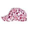 thumbnail image 5 of Naloa Original Classic Low Profile Hat Men Women Baseball Cap Dad Hat Adjustable Unconstructed Tulips Flowers Print Cap, 5 of 9