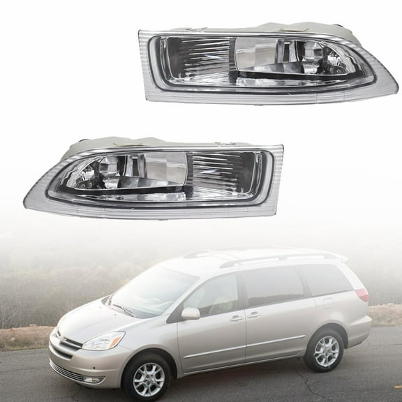 OTTULUR Fit for 2004 2005 Toyota Sienna Fog Lights Lamps (2 Pcs)