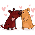 thumbnail image 3 of CafePress - Love Dogs T Shirt - Men's Classic Cotton T-Shirts, 3 of 3