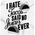 thumbnail image 5 of I Hate Tacos Said No One Ever Pun Sweatshirt for Men or Women Brisco Brands X, 5 of 6