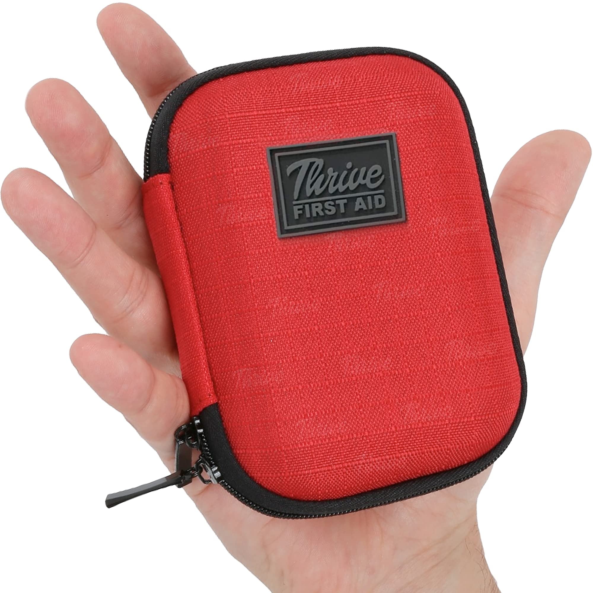 Thrive | First Aid Kit | Mini Travel Size Kit (66 Piece Shell Case) - First Aid Bag with Hospital Grade Medical Supplies