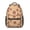 Football Arrow Beige, variant on Football Icon Darkblue Pattern Backpack for School, Cute School Bag with Adjustable Shoulder Straps and Padded Back, 15.3"x11"x6.7"