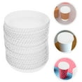 thumbnail image 5 of Copa desechable de 100 piezas cubre tapas de papel tapas para la taza caliente, 5 of 5