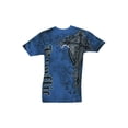 thumbnail image 1 of Konflic Men's Giant Cross Graphic MMA Muscle T-Shirt - Turquoise - Small, 1 of 2