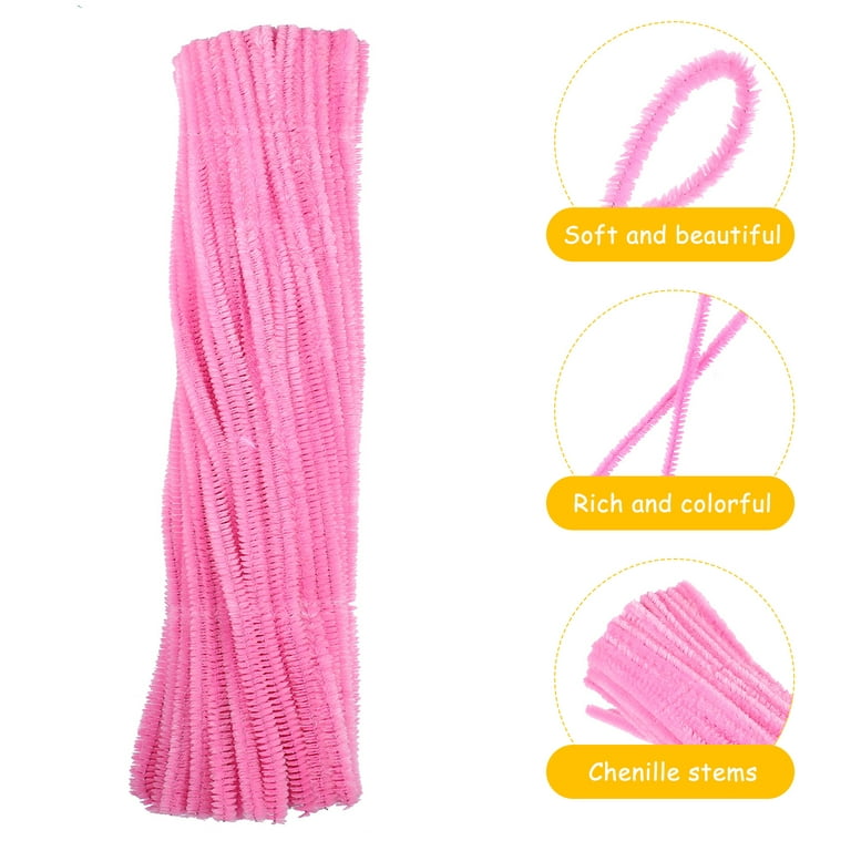 Pipe Cleaners Fuzzy Sticks Chenillebendy Craft String Sticks Yarn Wax Fluffy Christmas Wire Bendable Wire Sparkly, Size: 12.2 x 4.33 x 1.57