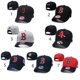 thumbnail image 2 of TlOb MLB Boston Red Sox Gorra Suave Top Hombres Y Mujeres Ocio Deportes Tendencia Primavera Y Verano Transpirable Pareja Sombrero, 2 of 4