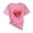 Pink-Shirts, variant on Jsaierl Valentines Day Shirts for Women Cute Love Heart Print Tees Stretch Short Sleeve Blouse Crewneck Dressy Casual T-shirt Tops Womens Fashion