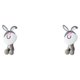 thumbnail image 2 of Bewildely Soporte de cepillo de dientes de animales de dibujos animados accesorio de soporte de almacenamiento de succión Tipo 1 2Conjunto, 2 of 6