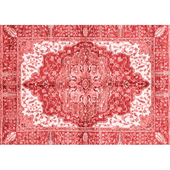 Ahgly Company Indoor Rectangle Persian Red Traditional Area Rugs, 8' x 10'