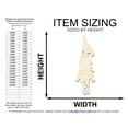 thumbnail image 2 of Unfinished Wood Revolutionary Horse Shape | DIY Craft Cutout 10" / 1/8", 2 of 3