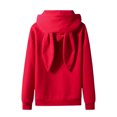 thumbnail image 2 of Sudaderas Con Capucha Para Hombres Suéter Sólido Informal Orejas de Conejo Sudadera Con Capucha de Bolsillo de Lana Sudadera Con Capucha Odeerbi  ODB-4, 2 of 4