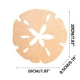 thumbnail image 3 of XYAIYT Wooden Sand Wall Art Thick Round Wall Decoration for Kitchen Living Room Bedroom Stylish Themed Decor for Indoor or Outdoor Use, 3 of 5