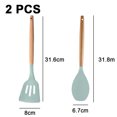 thumbnail image 2 of 2 uds utensilios de cocina de silicona antiadherentes utensilios de cocina herramientas para utensilios de cocina antiadherentes, 2 of 5