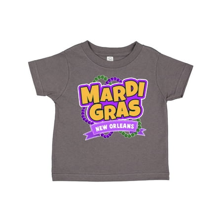 

Inktastic Mardi Gras New Orleans with Beads Gift Toddler Boy or Toddler Girl T-Shirt