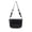 black, variant on Women Saddle Crossbody Bag Wide Strap Color Block Shoulder Bag Casual Fashion Bag