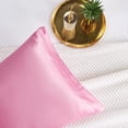 thumbnail image 3 of Lirex 2-Pack King Size Satin Pillowcases Light Pink, 3 of 6