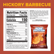 Pure Protein Popped Crisps, Hickory BBQ, 12g Protein, 1.27 oz