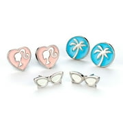 CARAT SHOP UK Barbie Set of three Classic Earring Studs