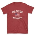 thumbnail image 1 of Madison Mississippi Patriot Men's Cotton T-Shirt, 1 of 1