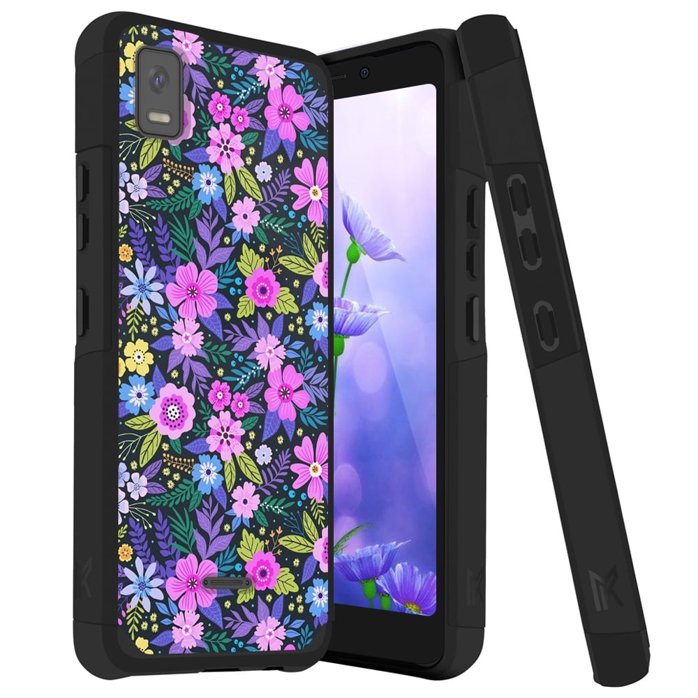 TJS for Cricket Debut Smart Phone Case, Support Dual Layer