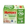 Huggies Natural Care Sensitive Baby Wipe Refill, Fragrance Free (1,088 Count)