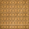 thumbnail image 1 of Ahgly Tapis de Zone Carré Transitionnel Lavable en Machine, Bière Orange, 7 Pieds Carré, 1 of 7