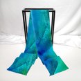 thumbnail image 7 of EQWLJWE Autumn And Winter Trend Watercolor Printed Warm Crystal Super Soft Flannel Scarf, 7 of 7
