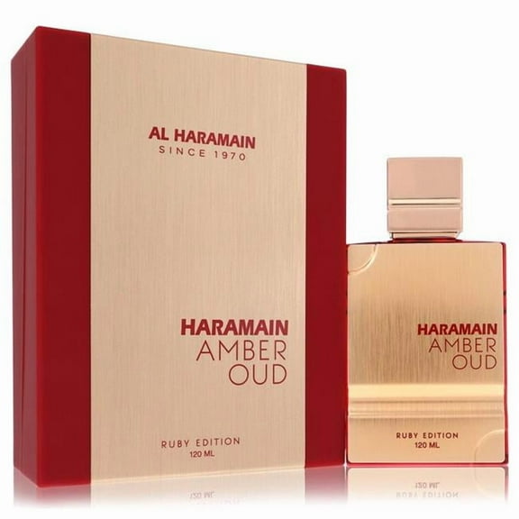 Al Haramain 562369 2 oz Amber Oud Ruby Eau De Parfum Spray by Al Haramain for Unisex