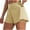 #2_Beige, variant on Women's 2-in-1 Butterfly Tennis Shorts High Waisted Short Pants - Quick-Dry Running Yoga Athletic Shorts with Liner
