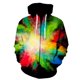 thumbnail image 1 of Sudadera con capucha de humo colorido para hombre, con estampado 3D, cremallera, chándales, chaquetas para hombre y mujer, ropa divertida con capucha para hombre., 1 of 6