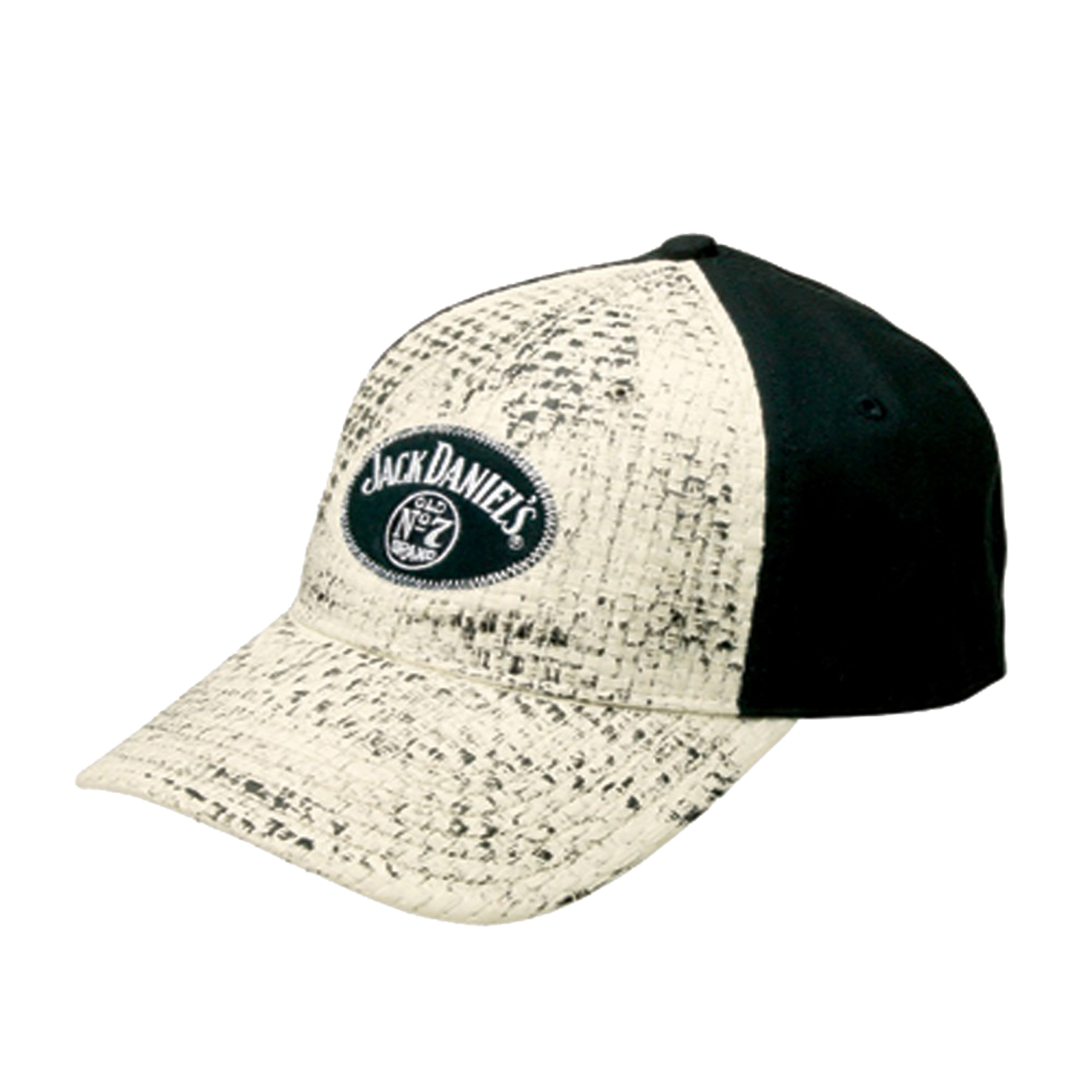 Jack Daniel's Men's White Straw Patch Hat