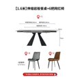 thumbnail image 1 of Outdoor Mobile Dining Table Conference Extendable Garden Dinette Coffee Table Console Cocktail Esstisch Restaurant Furniture My Lux Decor Round, 1 of 12