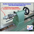 thumbnail image 6 of Chuck Reversing Adapter for wood turning lathe Threads: 1.25" - 8 TPI, 6 of 9