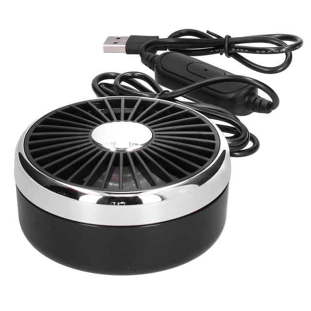 QIILU Desktop Fan Car Fan Single Head With Silicone Hose For Office And Life For Home