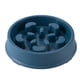 thumbnail image 1 of Comedero lento para perros con forma de pétalo, antideslizante, para evitar asfixia, color azul oscuro, 1 of 12