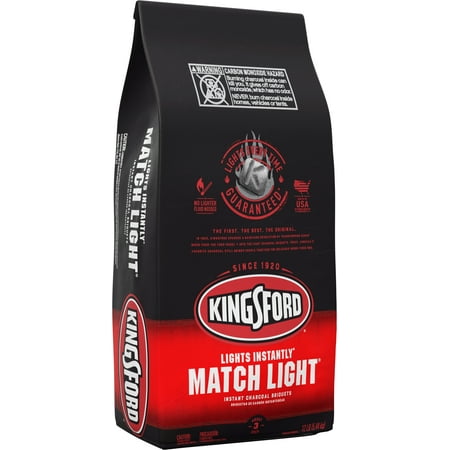 Kingsford Match Light Instant Charcoal Briquettes, Bbq Charcoal For Grilling - 12 (Best Way To Light Charcoal Briquettes)