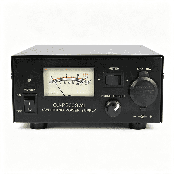 GJX Universal Compact Ham Radio Power Supply 30A Dc 13.8V Fixed Output | with Noise Offset for Mobile Transceiver丨Switching Power Supply with Display for & Radio