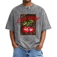 thumbnail image 1 of Distressed Graphic Print Washed Tee for Everyday Casual Wear Men T Shirts with Fashionable Design and Artwork, 1 of 3