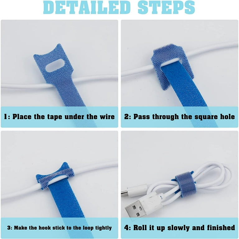 Buy 12 inch Cable Tie Down Straps Reusable Nylon Hook and Loop 12 pcs  Online