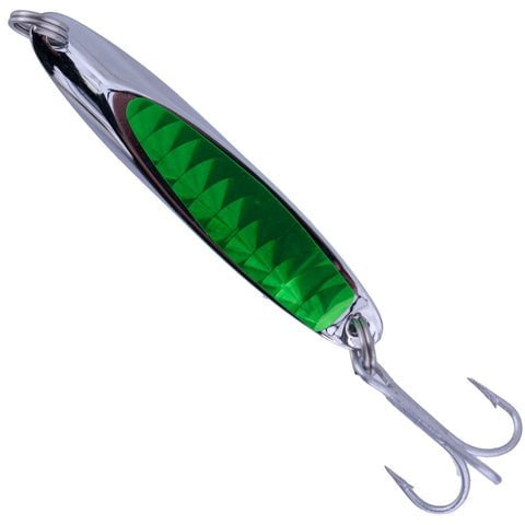 Halco Twisty Spoon 05 1/8 Oz Chrome/Green