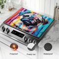 thumbnail image 4 of Silicone Stove Mat for Glass Top Stove, Modern Art Style Pug Electric Stove Cover Mat, 28 x 20 Inch Heat - Resistant Gas Gtove Burner Covers Glass Stove Top Protector, 4 of 4